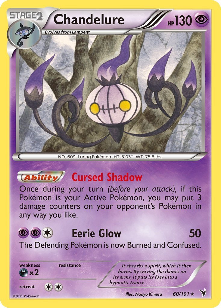 pokemon chandelure card 2025 illstration Rare 103 PSA 10 [1R] Max Poltergeist (70x) Your opponent reveals their hand pokemon:chandelure - Card Search 