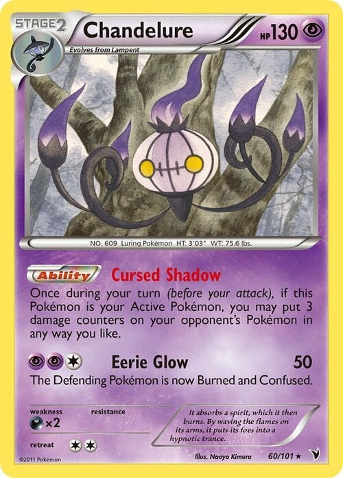 Chandelure Card Front
