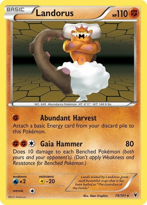 Landorus Card Front