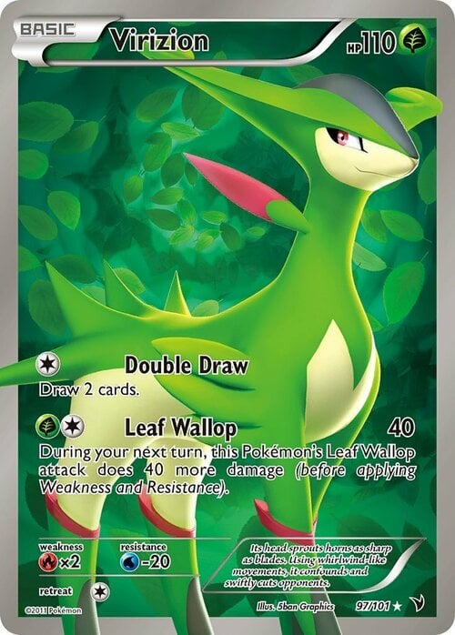 Virizion Card Front
