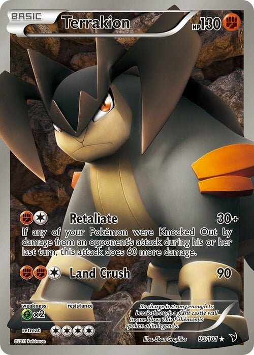 Terrakion Card Front