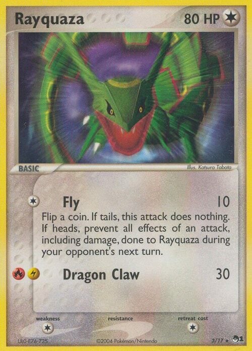 Rayquaza Card Front