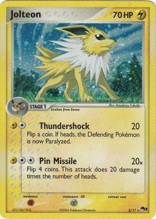 Jolteon Card Front