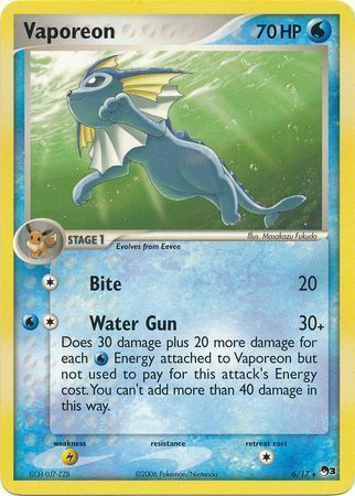 Vaporeon Card Front
