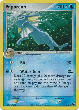 Vaporeon Card Front
