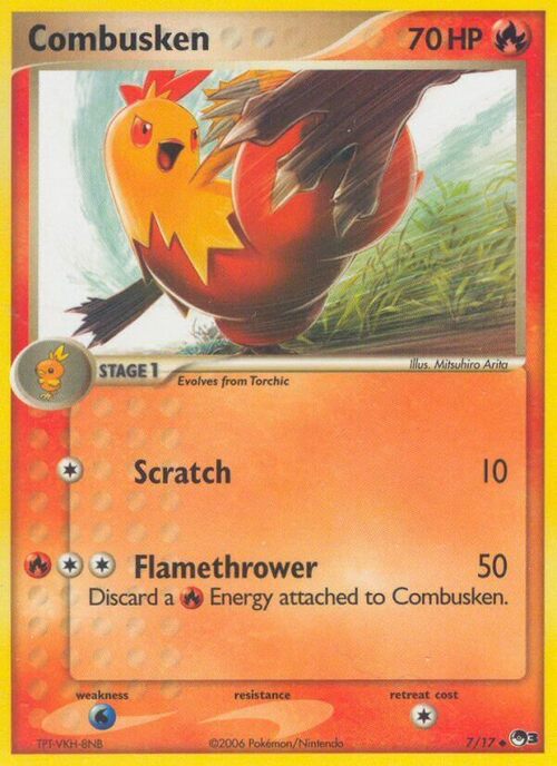Combusken Card Front