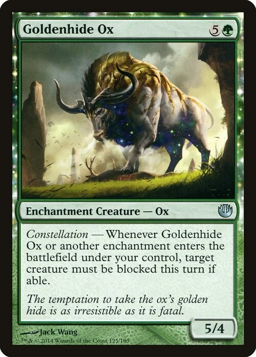 Goldenhide Ox Card Front