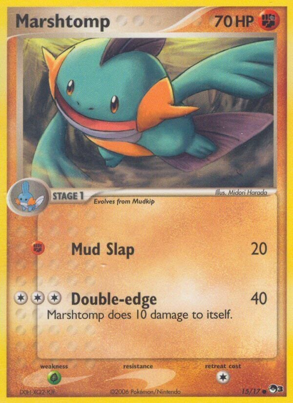 pokemon marshtomp card Marshtomp 36/106 - ex Emerald