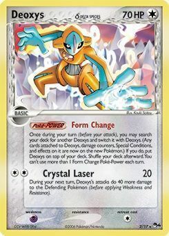 Deoxys δ Delta Species Card Front