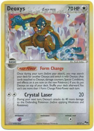 Deoxys δ Delta Species Card Front