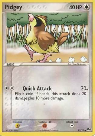 Pidgey Card Front