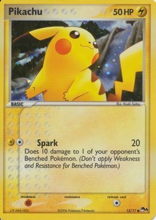 Pikachu Card Front