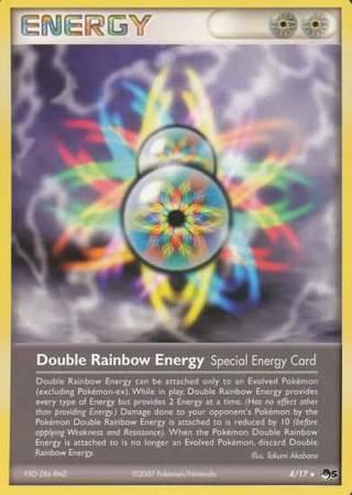 Double Rainbow Energy Card Front
