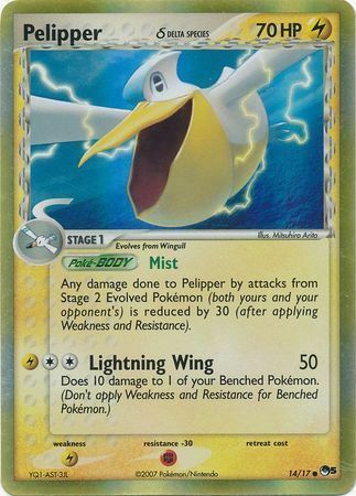 Pelipper δ Delta Species Card Front