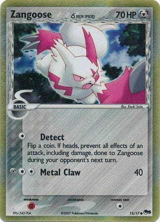 Zangoose δ Delta Species Card Front