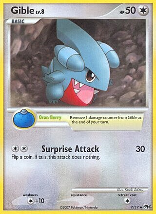 Gible Lv.8 Card Front