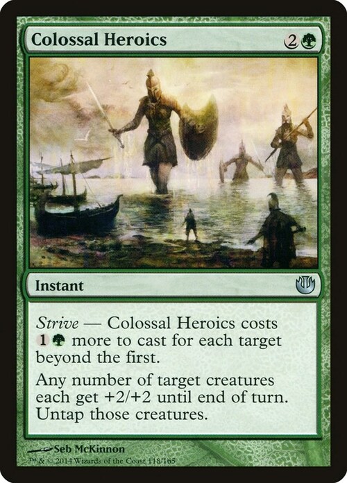 Colossal Heroics Card Front