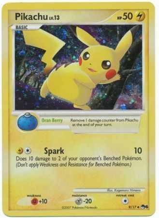 Pikachu Card Front