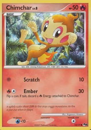 Chimchar Card Front