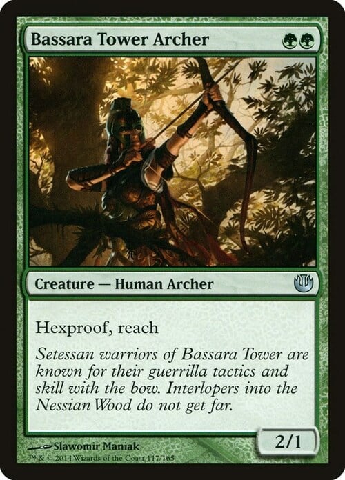Bassara Tower Archer Card Front