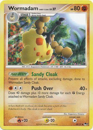 Wormadam Sandy Cloak Card Front