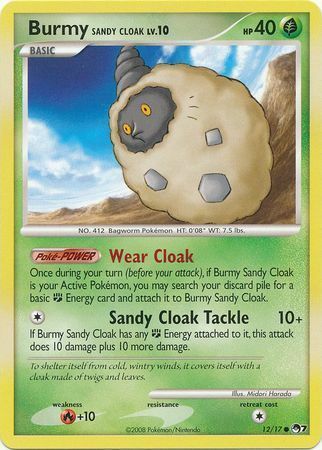 Burmy Sandy Cloak Card Front