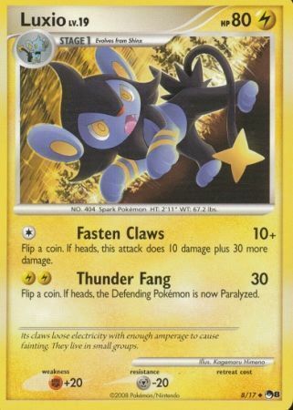 Luxio Lv. 19 Card Front