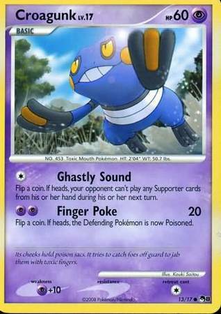 Croagunk Lv.17 Card Front