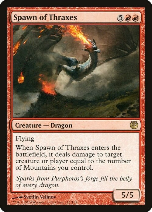 Spawn of Thraxes Card Front