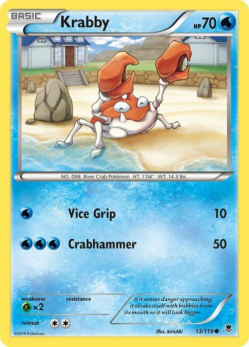 Krabby Card Front