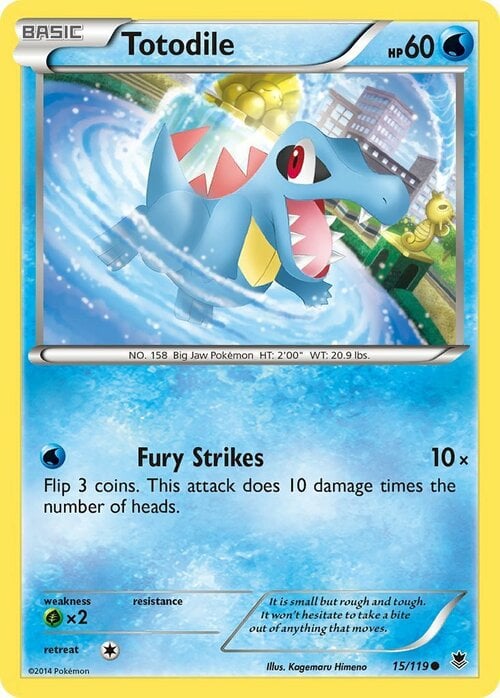 Totodile Card Front