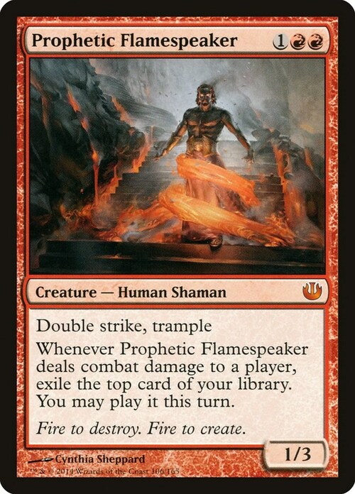 Prophetic Flamespeaker Card Front
