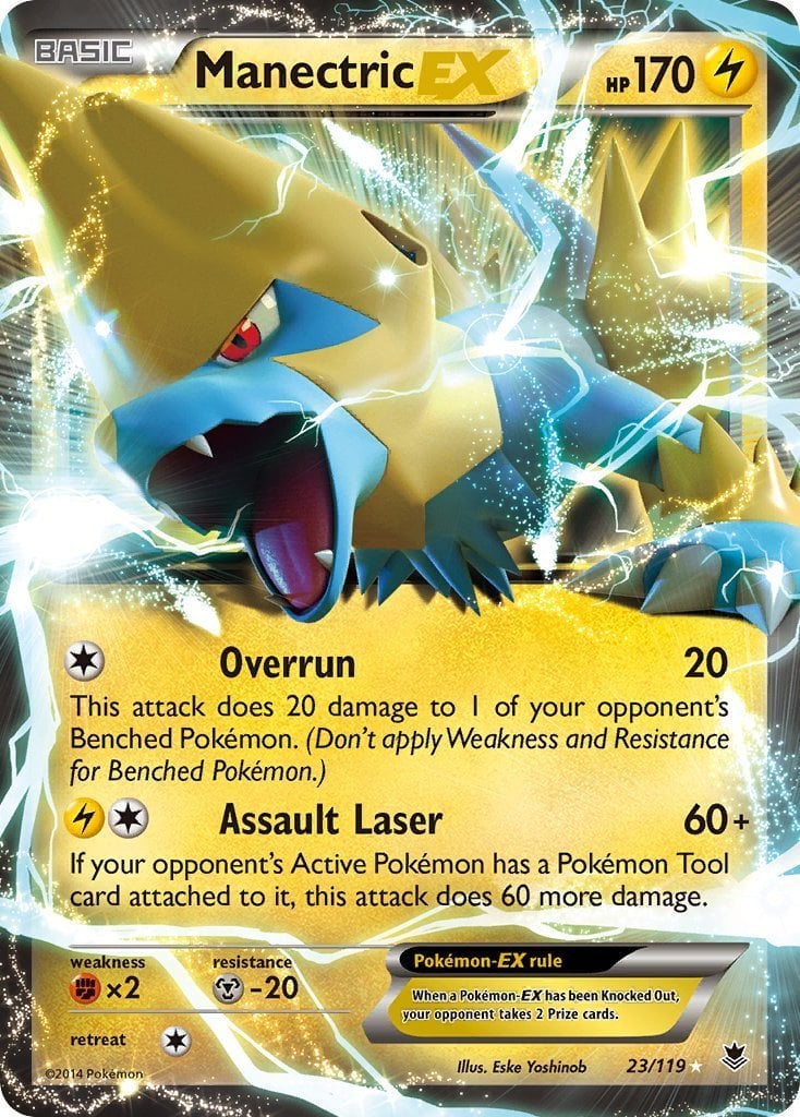 Manectric Card Rising Rivals Manectric ex Phantom Forces | Pokémon | CardTrader