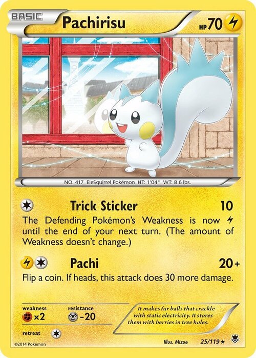 Pachirisu [Trick Sticker | Pachi] Card Front
