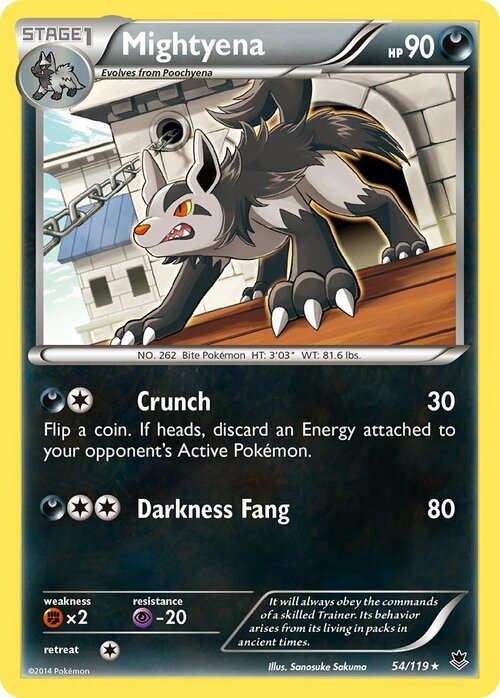 Mightyena Card Front