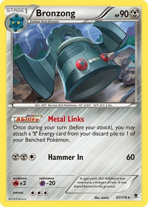 Bronzong [Hammer In] Card Front