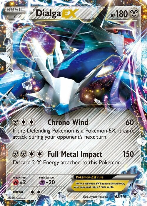 Dialga EX [Chrono Wind | Full Metal Impact] Card Front