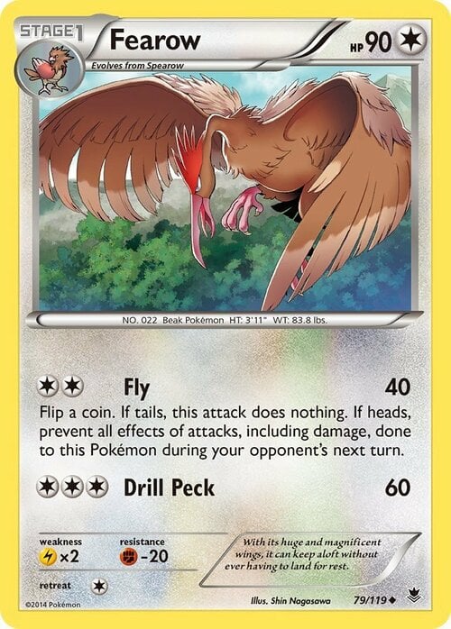 Fearow Card Front