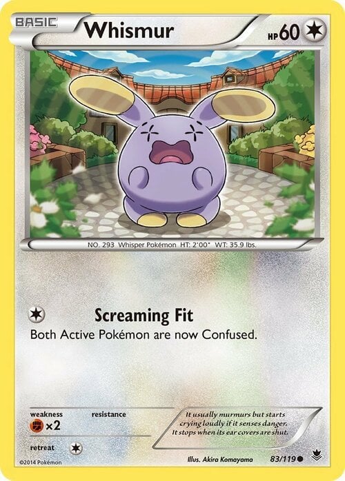 Whismur Card Front