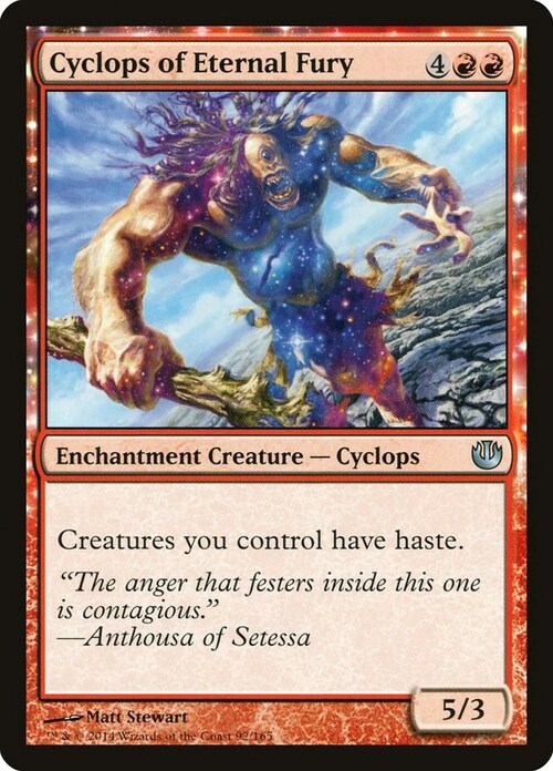 Cyclops of Eternal Fury Card Front