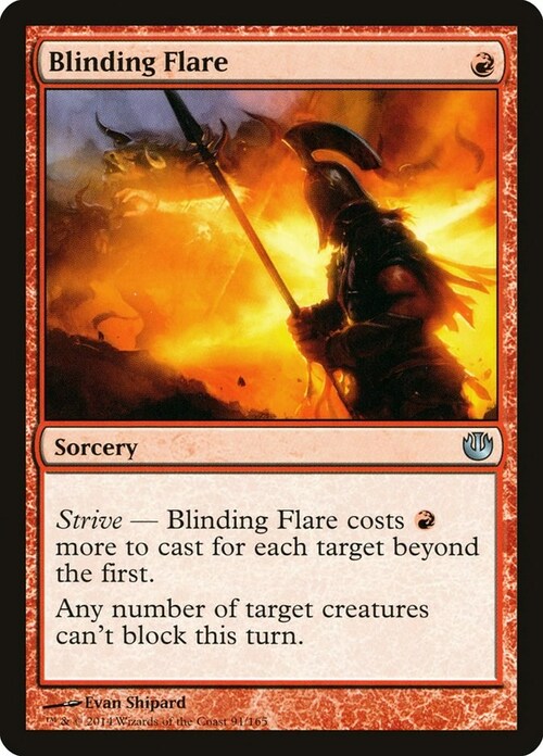 Blinding Flare Card Front