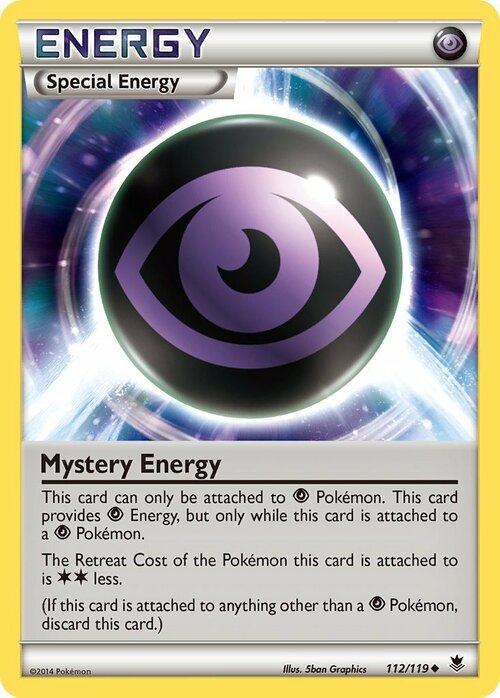 Mystery Energy Card Front