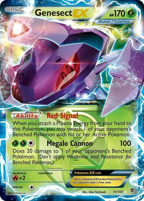 Genesect EX [Red Signal | Megalo Cannon] Card Front