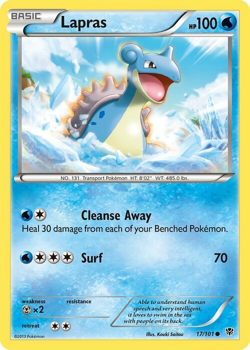 Lapras Card Front