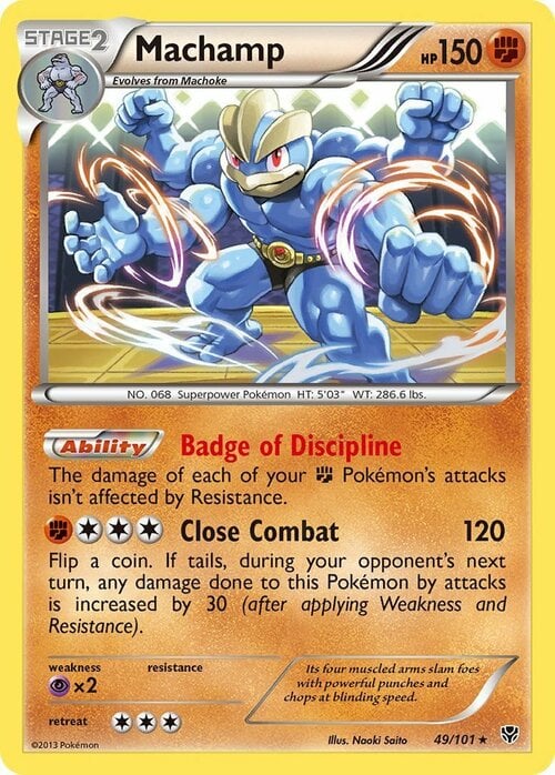 Machamp Card Front