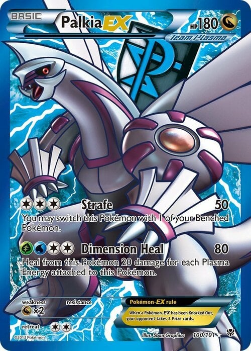 Palkia EX Card Front