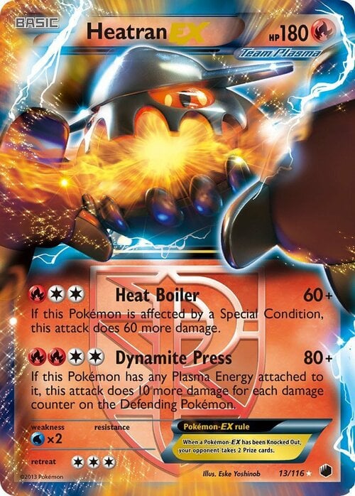 Heatran EX [Heat Boiler | Dynamite Press] Card Front