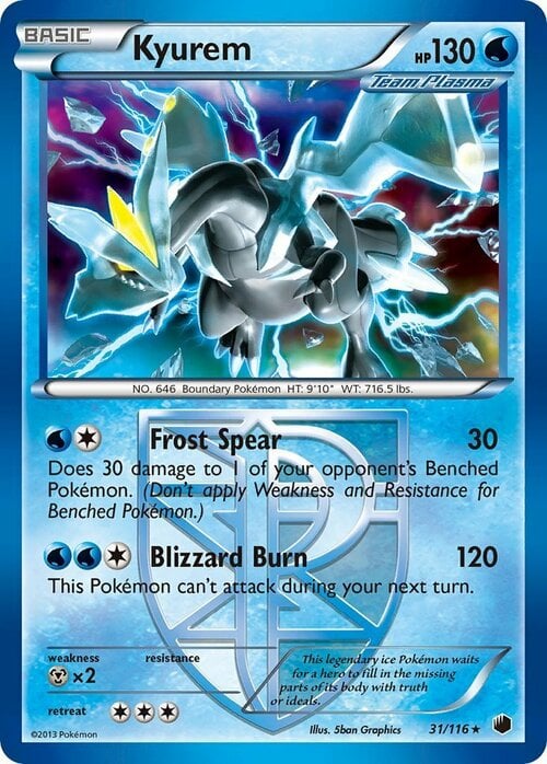 Kyurem Card Front