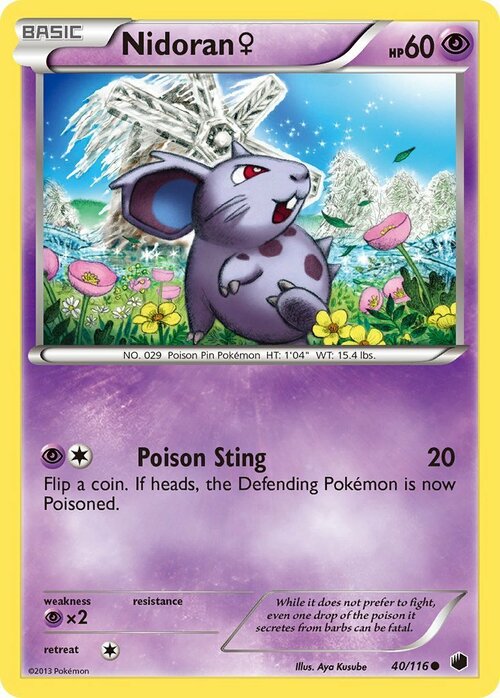 Nidoran ♀ Card Front