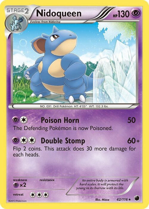 Nidoqueen [Poison Horn | Double Stomp] Card Front